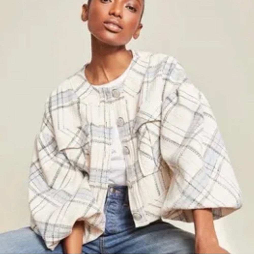 Veronica Beard Nickolai Plaid Women's Jacket - Size 0